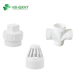 QX PVC Drainage Pipe Fittings with ASTM D2665 Standard Compatibility