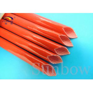Buy cheap SILICONE RUBBER sleeve WITH GLASSFIBER Silicone fiber glass sleeving from wholesalers