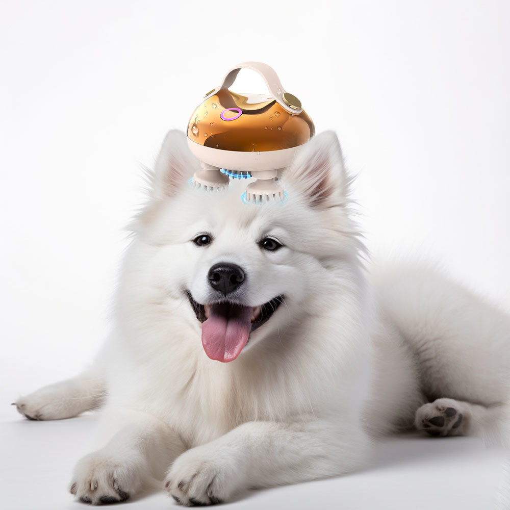 Buy cheap Waterproof Silicone Pet Scalp Massager 3 Hour Charging Time CHARGE Power Source from wholesalers