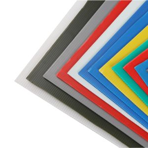 Buy cheap Polypropylene Coroplast Sheet Hollow Corrugated Plastic Board Recycled Lightweight from wholesalers