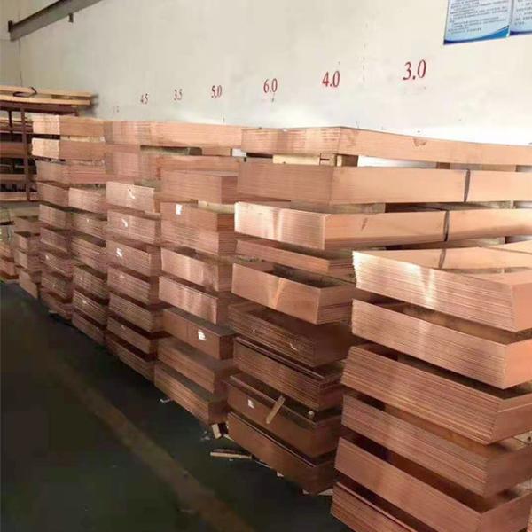 Quality C12200 Pure Red Copper Plate Sheet 2mm Thick Bronze Plates for sale