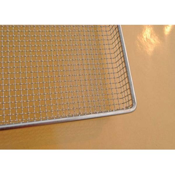 Buy cheap 304 SS Perforated Wire Mesh Tray Light Weight With Grit Blasting , 100cm*50cm*20cm from wholesalers