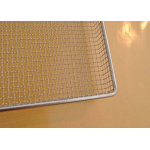 Buy cheap 304 SS Perforated Wire Mesh Tray Light Weight With Grit Blasting , 100cm*50cm*20cm from wholesalers