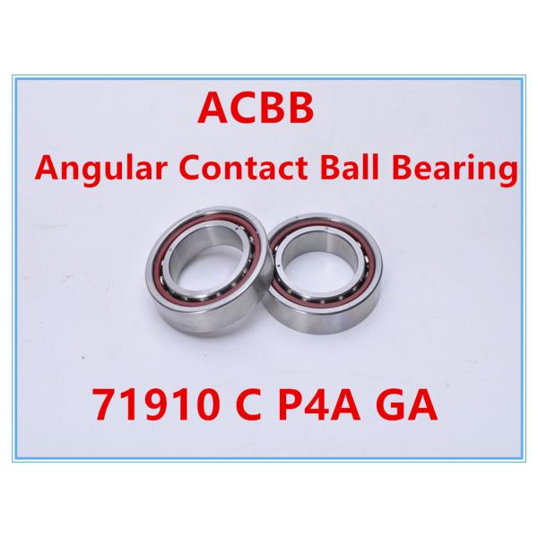 Quality 71910 C P4A GA Angular Contact Ball Bearing High Rigidity for sale