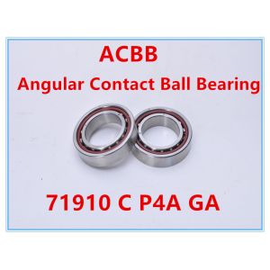 Buy cheap 71910 C P4A GA Angular Contact Ball Bearing High Rigidity from wholesalers