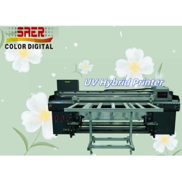 Buy cheap Flatbed And Roll To Roll UV Hybrid All In One Printer Multicolor UV Printing Machine from wholesalers
