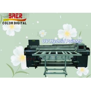 Buy cheap Flatbed And Roll To Roll UV Hybrid All In One Printer Multicolor UV Printing Machine from wholesalers