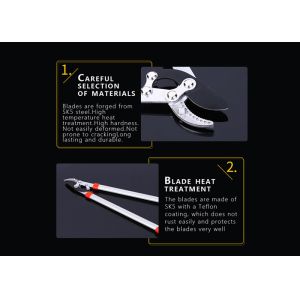 Buy cheap Telescopic Elbow Manual Pruning Shears Plastic Coated SK5 Material from wholesalers