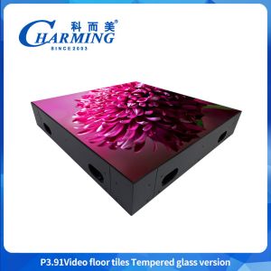 P3.91 High performance load-bearing and waterproof design LED video floor tile