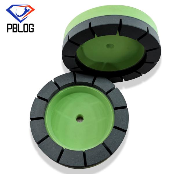 Buy cheap Segmented Hand Grinding Wheel Glass Edge Sectional Grinding Wheel Green from wholesalers