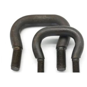 Buy cheap M4 M16 Carbon steel U type metal bolt with nut washer Class4.8 grade 8.8 Black Blue U bolt from wholesalers