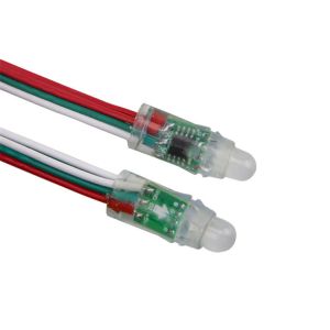 9mm 12mm Addressable Multicolor Led Dmx Christmas Lights WS2811 1903 With 3