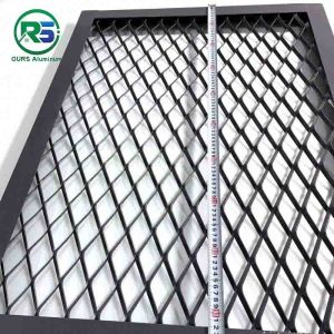 Buy cheap Flattened Aluminum Expanded Metal Sheet Decorative Aluminum Mesh 2.4m Width from wholesalers