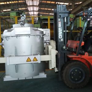 Customized Temperature Range Molten Aluminium Transfer Ladles With Handle