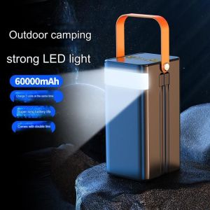 Powerbank 50000mAh 30000nah Power Bank With LED Lights New 60000mAh Power