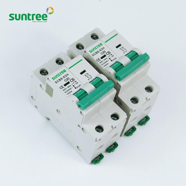 Quality SCB8-63H Tender 1Pole 10kA MCB Circuit Breakers for sale
