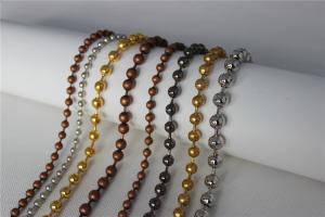 Buy cheap Sparkling Stainless Steel Ball Chain Curtain Bead Curtain For Shower Room product