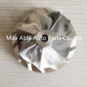 Buy cheap HY35 55.96/78mm 7+7 blades Turbocharger Billet compressor wheel for Cummi*ns/Dodg*e from wholesalers