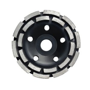 Buy cheap CE Double Row Concrete Grinding Stone Cup Wheel 230mm from wholesalers