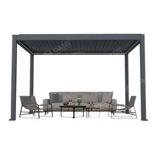 Buy cheap Balcony Rain Proof Motorized  Aluminum  Pergola For Mansions from wholesalers