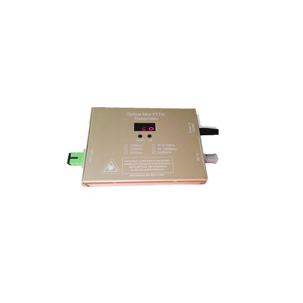 FTTH CATV 4mW ~ 10mW 1550nm Optical Transmitter With Female F Type Connector
