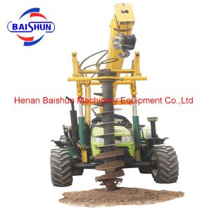 Buy cheap Electrical Installing Trenching Screw Piles Piling Machine Pole Erection Machine from wholesalers