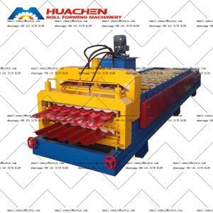 Buy cheap Durable Chain Drive Double Deck Roll Forming Machine With 1250mm Material Width from wholesalers