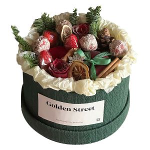 Buy cheap Paper Flower Rigid Boxes With Customized Velvet Round from wholesalers