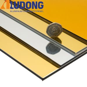 Mirror Aluminum Composite Panel For Architectural Decorations Lightweight High