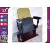 Buy cheap Fixed Leg Foldable Movie Theater Seats With Writing Table , Plastic Church Chairs from wholesalers