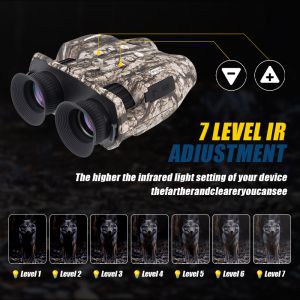 Night vision capability • High-resolution display screen • Long-range visibility
