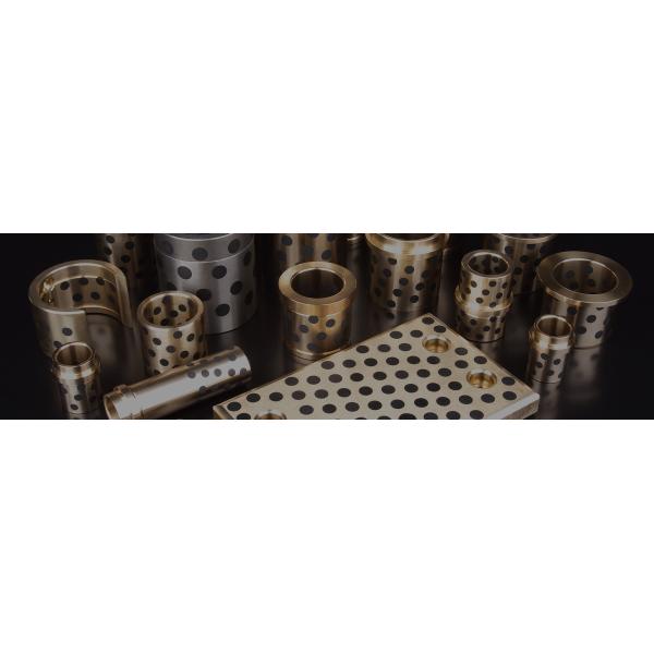 ALUMINUM BRONZE BUSHING, GRAPHITE PLUGGED