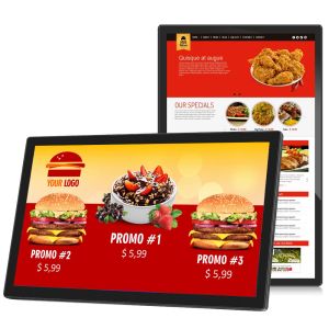 Buy cheap Wall Mounted Digital Advertising Screen 23.8" LCD Panel Elevator 16GB Tablet PC product