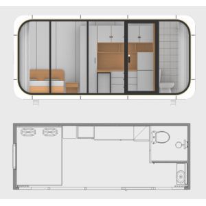 Buy cheap Customized Color 40ft Modular Shipping Prefab Container Office with Customized Design from wholesalers