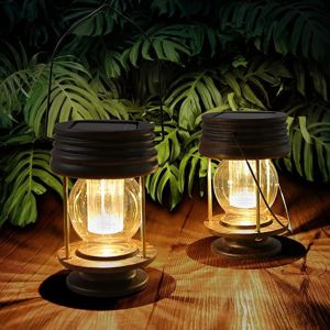 China Classic Hanging 0.04W LED Solar Garden Lanterns on sale