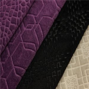 100% Polyester Micro Velboa Fabric Tear - Resistant For Toys Clothing