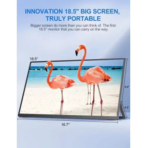 Buy cheap Dual Laptop Monitor Extender With Two Extra Screens 16 9 Aspect Ratio USB C Mini HDMI 300 Cd/M² Brightness from wholesalers