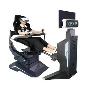 1000W 360 Rotating VR Chair Simulator For All Aluminum Alloy Roller Coaster