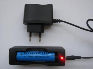Buy cheap 18650 Rechargeable Battery Recharger EU Standard For LED Torch Light from wholesalers