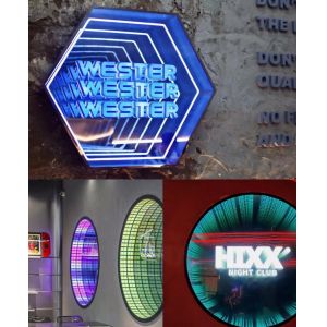 Buy cheap 50C Wifi Infinity LED Mirror Infinite Mirror Neon for Dynamic Flag and Graphic Playback from wholesalers