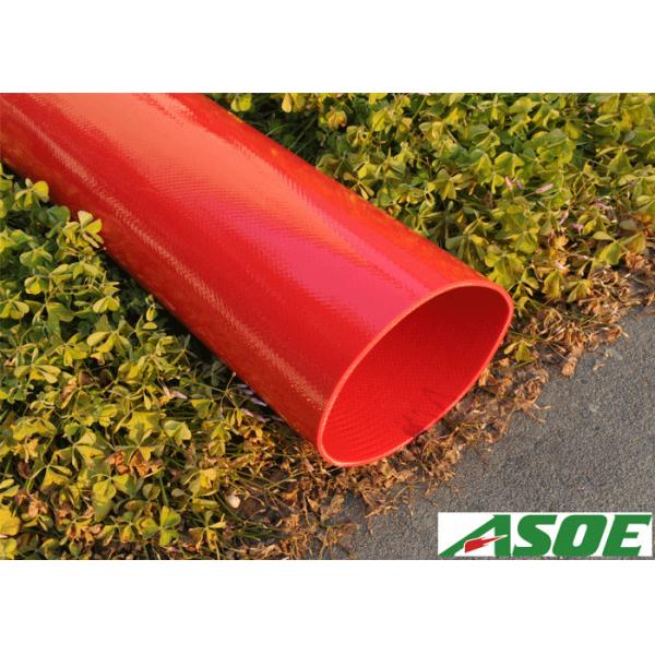 Quality Smooth PU Cover Drag Flexible Irrigation Pipe for sale