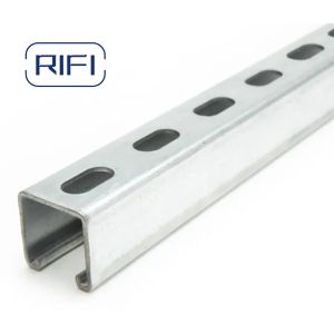 Buy cheap 41x 41 Galvanized Slotted Unistrut Channel 10 Ft Steel Strut Channel from wholesalers
