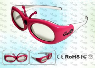 Buy cheap OEM Kids 3D TV IR Active Shutter 3D Glasses from wholesalers