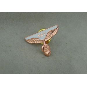 Buy cheap Classic Embossed collected Soft Enamel Pin , Hard Enamel NBF Pin With Copper Plating from wholesalers