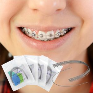 Buy cheap Super Elastic Thermal Active Orthodontic Niti Wires Class II from wholesalers