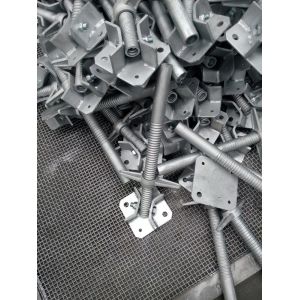 Buy cheap Zinc Plated Solid Swivel Scaffold Screw Jack Base Construction from wholesalers