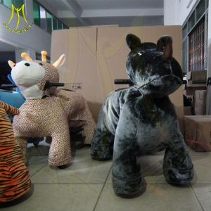 China Hansel china fun equipment baby toys electric motor car	moving  steering wheel kiddie ride riding cow toys for kids on sale