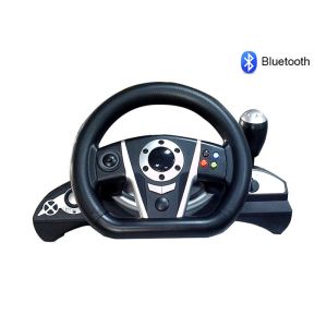 Buy cheap Bluetooth PC / P3 Racing Video Game Steering Wheel With Rubber Hand Grip from wholesalers