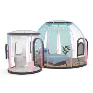 Buy cheap Dome Shaped Glamping Bubble Tent ROSH Customized Fire Retardant from wholesalers