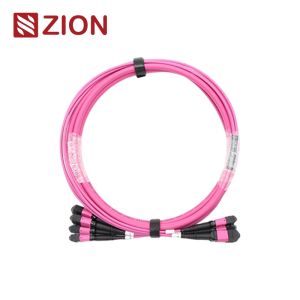 Buy cheap （4*12）48F MTP OM4 Fiber Optic Trunk Cable product